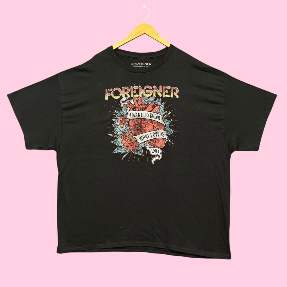 Foreigner I Want to Know What Love Is 1984 Rock Band Tee XXXL